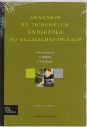 Omslag van Anamnese lichamelijk onderzoek gezelschapsdieren