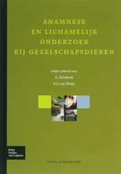 Omslag van Anamnese en lichamelijk onderzoek bij gezelschapsdieren