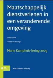 Omslag van Maatschappelijk dienstverlenen in een veranderende omgeving