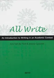 Omslag van All write