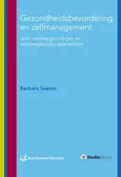 Omslag van Gezondheidsbevordering en zelfmanagement door verpleegkundigen en verpleegkundig specialisten