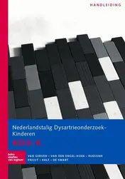 Omslag van Nederlandstalig Dysartrieonderzoek - Kinderen (NDO-K) complete set