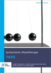 Omslag van TAXS - Syntactische Afasietherapie (TAXS) - therapieformulieren