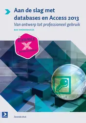 Omslag van Aan de slag met databases en access 2013