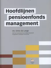 Omslag van Hoofdlijnen pensioenfondsmanagement