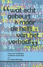 Omslag van Wat echt gebeurt is maar de helft van het verhaal