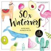 Omslag van 50x waterverf
