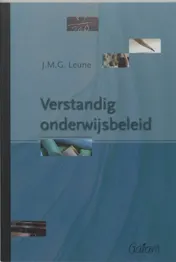 Omslag van Verstandig onderwijsbeleid