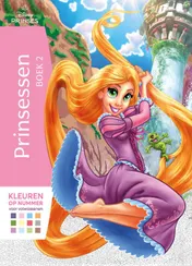 Omslag van Disney Prinsessen boek 2 - Kleuren op nummer voor volwassenen