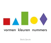 Omslag van vormen kleuren nummers