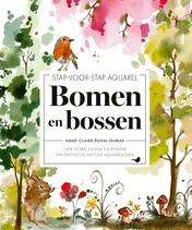 Omslag van Stap-voor-stap-aquarel: Bomen en bossen