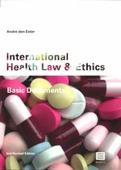 Omslag van International health law & ethics