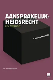 Omslag van Aansprakelijkheidsrecht - een overzicht