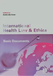 Omslag van International Health Law and Ethics
