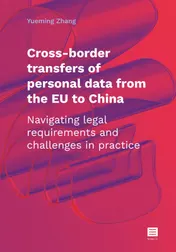 Omslag van Cross-border transfers of personal data from the EU to China