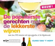 Omslag van populairste gerechten met de lekkerste wijnen