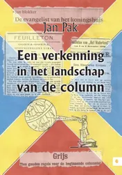 Omslag van Een verkenning in het landschap van de column