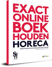 Omslag van Boekhouden voor de horeca met Exact-Online