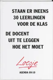Omslag van Schoolagenda 09-10 Loesje