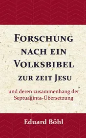 Omslag van Forschung nach ein Volksbibel zur zeit Jesu