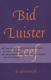 Omslag van Bid, luister, leef de adventstijd