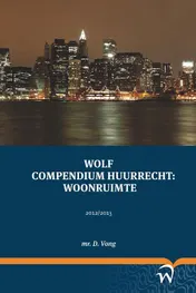 Omslag van Wolf compendium huurrecht: woonruimte