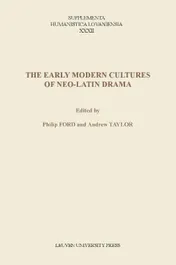 Omslag van The early modern cultures of neo-Latin drama