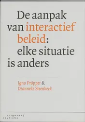 Omslag van De aanpak van interactief beleid