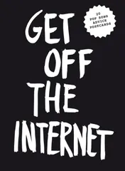 Omslag van Get off the internet postcard block