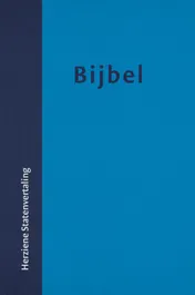 Omslag van Huisbijbel (HSV) met vivella omslag en duimgrepen