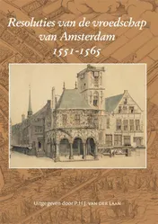 Omslag van Resoluties van de vroedschap van Amsterdam 1551-1565