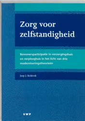 Omslag van Zorg voor zelfstandigheid
