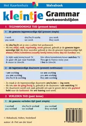 Omslag van Kleintje grammar werkwoordstijden