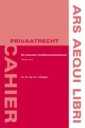 Omslag van De bancaire kredietovereenkomst