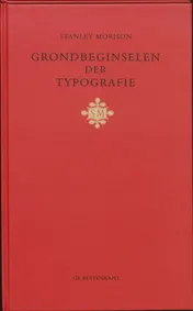 Omslag van Grondbeginselen der typografie