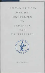 Omslag van Over het ontwerpen en bedenken van drukletters