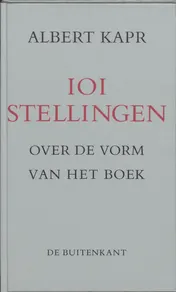 Omslag van 101 stellingen over de vorm van het boek