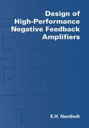 Omslag van Design of High-Performance Negative Feedback Amplifiers