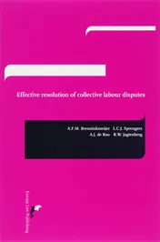 Omslag van Effective Resolution of Collective Labour Disputes