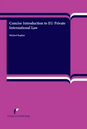 Omslag van Concise Interoduction to EU Private International Law