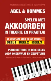 Omslag van Pianomethode in drie delen voor onderwijs en zelfstudie