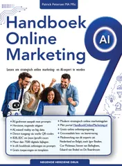 Omslag van Handboek Online Marketing 9 + bijlagen, cases, AI prompts, oefensysteem