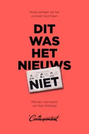 Omslag van Dit was het nieuws niet