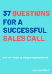 Omslag van 37 questions for a successful sales call