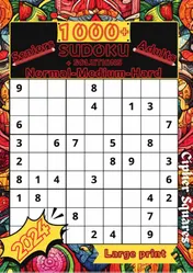 Omslag van 1000+ Sudoku - Normal Medium Hard + Solutions (Easy to read)