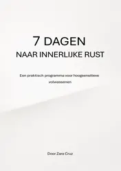 Omslag van 7 Dagen naar innerlijke rust