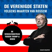 Omslag van De verkiezingsstrijd tussen Trump en Biden
