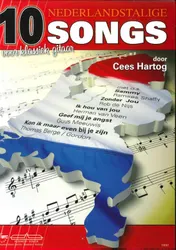 Omslag van Tien Nederlandstalige songs voor klassiek gitaar