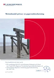 Omslag van Wettenbundel privacy en gegevensbescherming