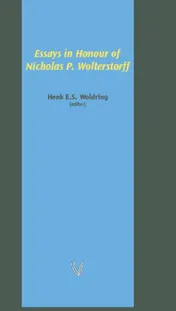 Omslag van Essays in honour of Nicholas P. Wolterstorff